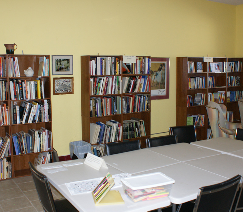 Library Area for Coloring Activity